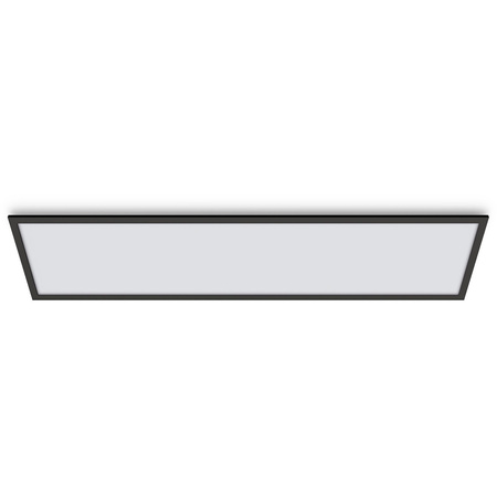 LED povrchový panel 120x30 Stropní světlo CASETON 36W Black SMART WiFi WiZ