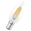 LED žárovka B35 B15D svíčka 3,4W = 40W 470lm 2700K teplá bílá 300° Filament STAR CLASSIC Osram