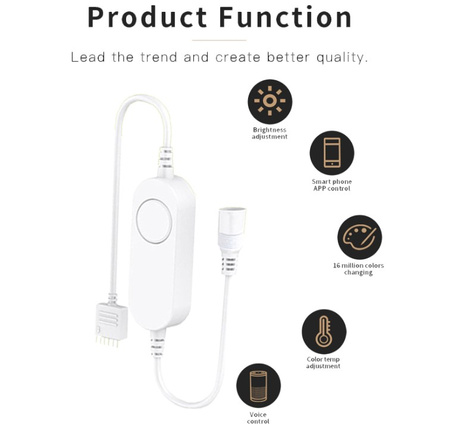 TUYA RGB 72W RGB Smart Home WIFI LED páskový ovladač