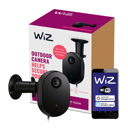 Venkovní kamera Noční vidění Inteligentní monitorování IP54 SMART WIFI WiZ