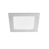 LED podhledové svítidlo KATRO DOWNLIGHT 12W 4000K 660lm IP44 Square Silver KANLUX