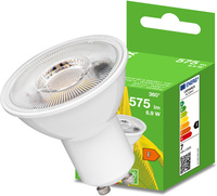 LED žárovka GU10 6.9W = 50W 575lm 2700K Teplá bílá 120° BELLALUX
