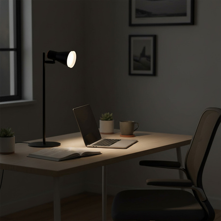 Stolní lampa 4.2W LED BERG černá 3000K GOLDLUX (Polux)