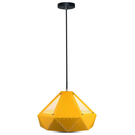 Závěsné svítidlo E27 Geometric Yellow PASTEL PRISM D:310*180MM VT-7310 V-TAC