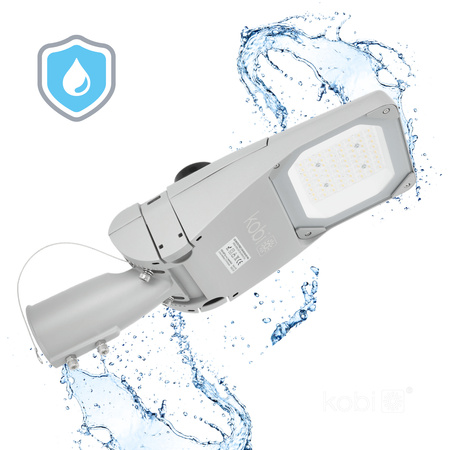 Průmyslová pouliční lampa LED 35W 5950lm 4000K Neutral IP66 IK09 Grey Master Street Kobi