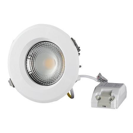 LED bodové zapuštěné svítidlo 20W 3000K Pevné COB VT-26201 V-TAC