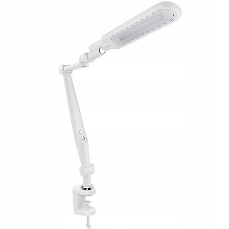 Stolní lampa na kreslení stolní LED 10W CCT noční stmívatelná bílá + držák