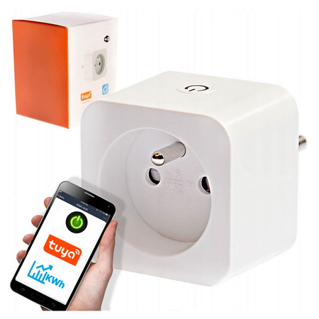 Chytrá zásuvka TUYA WIFI Smart Socket bílá