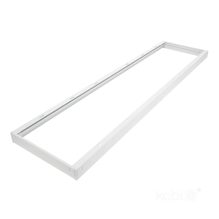 Rámeček 45 mm pro povrchovou montáž pro LED panel 30x120 cm Klik White Kobi