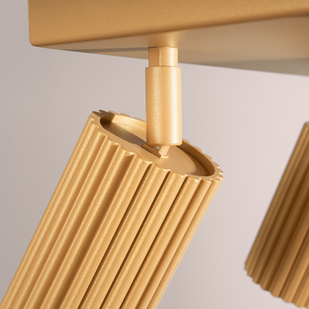 Bodové reflektorové stropní svítidlo Tuba 4x GU10 Gold Carbon Deep Space SL.1564 Sollux