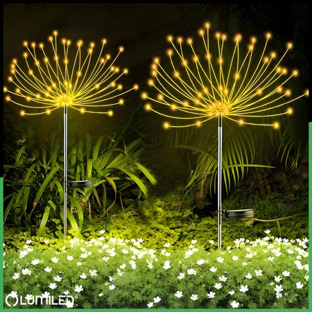 Solární LED lampa pampeliška, 80cm 3000K LOTUS LUMILED