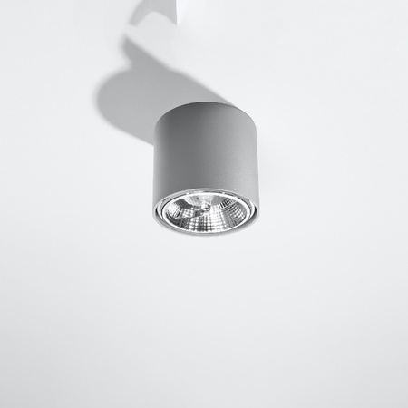 Svítidlo pro povrchovou montáž TIUBE GU10 Halogen Spot Tuba Grey SOLLUX