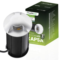 Venkovní LED Osvětlení schodiště, 3x 3W IP44 stříbrná KAPSA LUMILED