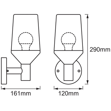 Nástěnné svítidlo E27 Endura Nástěnné svítidlo CALICE WALL LEDVANCE