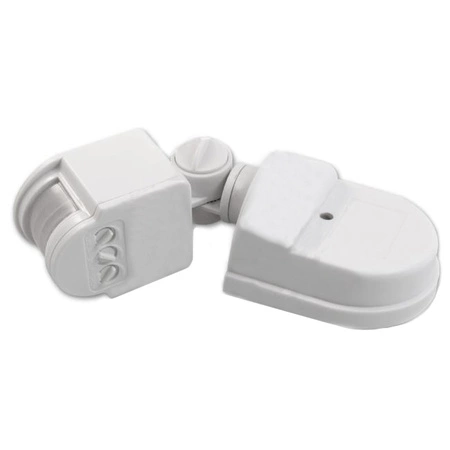 PIR venkovní detektor pohybu IP44 Bílý