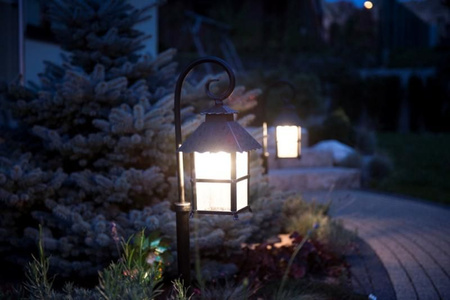 Venkovní závěsná LED zahradní lampa CADIZ K 1018/1/Z E27 Su-Ma