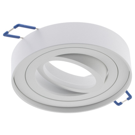 Halogenová svítidlo GU10, TUBA SPOT Nastavitelná Kulatá Bílá 20mm MIDI + LED GU10 6W 3000K LUMILED