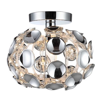 LED Stropní svítidlo FERRARA E14 Moderní Stropní svítidlo Prestige Silver Light