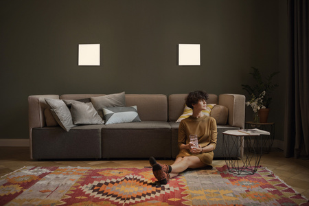 LED panel 20W 1200lm CCT Stmívatelné Ra ≥ 95 30x30cm Čtvercový SUN@HOME LEDVANCE