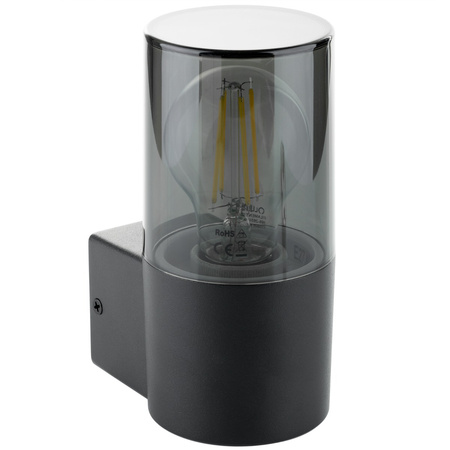 Zahradní lampa LED nástěnná lampa DENVER E27 IP44 16.5cm kulaté