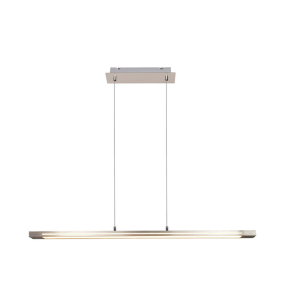 LED stropní závěsné svítidlo 27W stmívatelné chromové moderní Yordana Rabalux