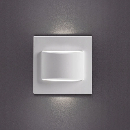 Schodišťové světlo LED 1,5W 30lm 3000K teplá bílá Square šedé Erinus Kanlux