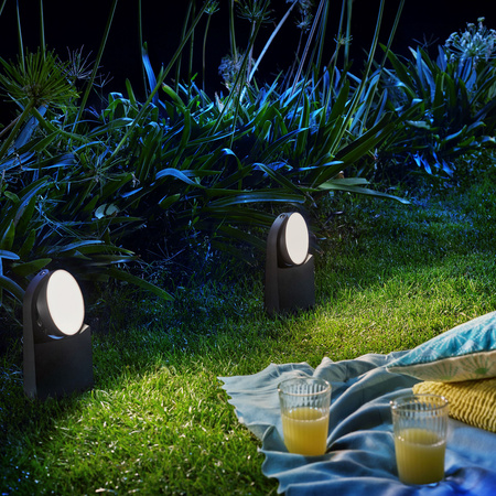 Venkovní LED zahradní svítidlo MIMOZA myGarden 7W 2700K IP44 Antracit PHILIPS