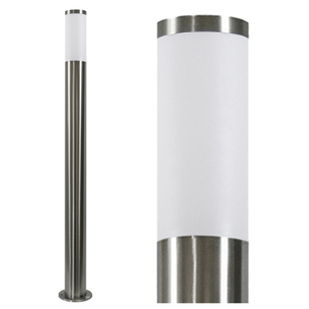 Zahradní lampový stožár E27 LIVIA TUBA GOLDLUX (Polux) VYSOKÝ SATÉN 100cm