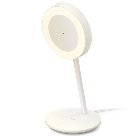 LED portrétní stolní lampa bílá CCT SMART WiFi WiZ