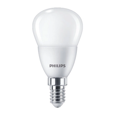 LED žárovka E14 5W = 40W 470lm 2700K Teplá bílá KULIČKA PHILIPS