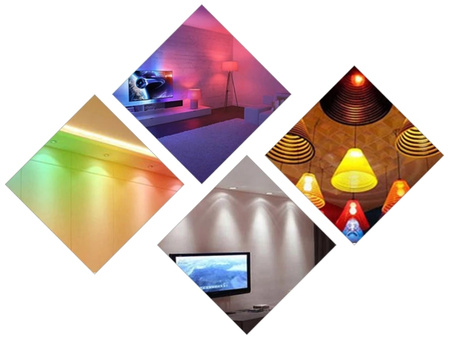 216W 3x6A ovladač + RF RGB DOTYKOVÉ DÁLKOVÉ OVLÁDÁNÍ 6 TLAČÍTEK