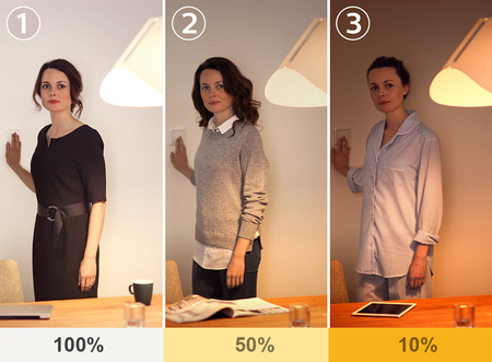 Žárovka LED BALL FILAMENT E27 4W = 40W 2700K Teplá bílá stmívatelná 3-stupňová Kobi