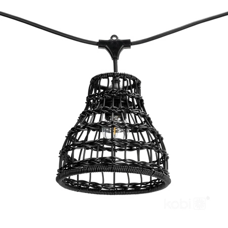 Stínidlo pro Girland Set CRETE LS R2 Black Metal 5 Pieces Kobi