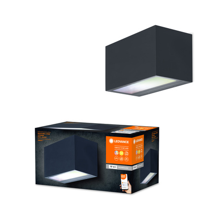 LEDVANCE SMART+ BRICK MULTICOLOR fasádní nástěnné svítidlo 14W 600 lm Teplá bílá COLOR + RGB
