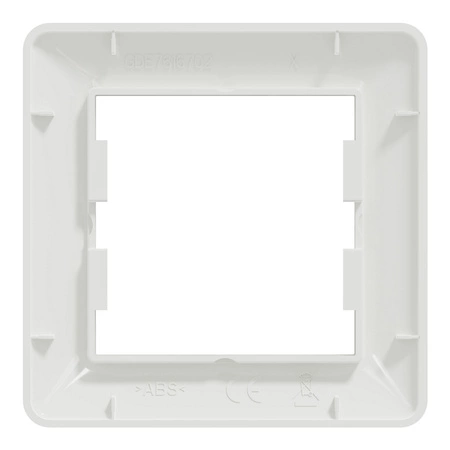 Jednorámeček pro zásuvkové spínače Bílá SCHNEIDER ASFORA