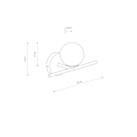 Nástěnné svítidlo Povrchová montáž G9 Zlatá Vodotěsná Koupelna IP44 Moderní ARALIA 10527 Novodvorski