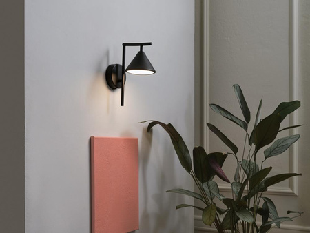 LED stropní nástěnné svítidlo pro povrchovou montáž 5W 180lm CCT Dekorativní černá Fuji Ledvance