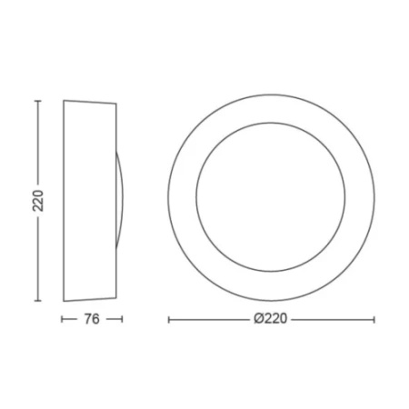 Venkovní kulatá nástěnná lampa Philips HUE Daylo Lantern 17465/47/P7