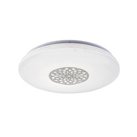 Plafond LED stropní svítidlo Smart 24W 2000lm 3000-6500K CCT RGB Timer Chrome Modern Ophelia Rabalux