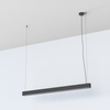 Závěsné svítidlo SOFT 7525 Nowodvorski Graphite 2xLED Tube T8 Ceiling 120x6 Modern