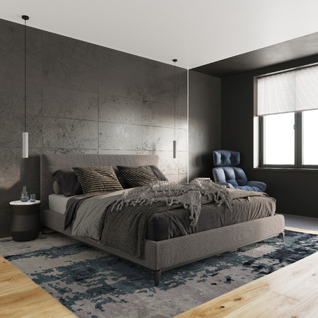 LUVO 3L 3xGU10 Loft Závěsné stropní svítidlo černé šedé SOLLUX