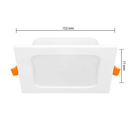 LED panelové stropní svítidlo 12W 960lm 4000K neutrální zapuštěné čtvercové bílé Proma Masterled