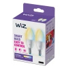 2x LED žárovka E14 Candle C37 4,9W = 40W 470lm 2700-6500K TW Smart SMART WiFi Bluetooth App WiZ