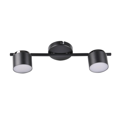 Stropní a nástěnné svítidlo s LED páskem 8.4W KUBIK 2 Black 3000K GOLDLUX (Polux)