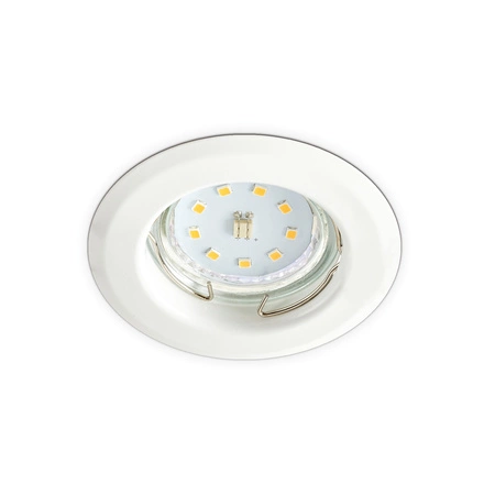 Halogenové zapuštěné bodové svítidlo GU10 pro zápustnou montáž bílé kulaté Kobi