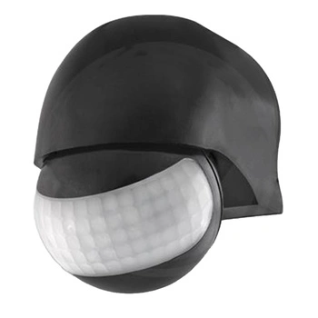 Venkovní pohybové čidlo nastavitelné PIR IP44 černé