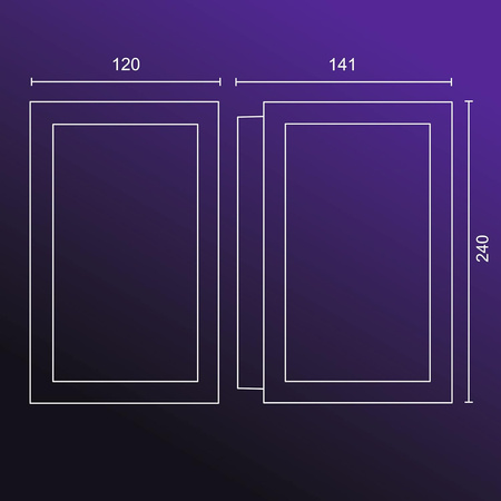 Venkovní nástěnná lampa Philips HUE Impress 17459/30/P7