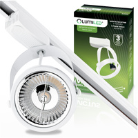 GU10 ES111 White VICTUS busbar light Lumiled jednofázové svítidlo pro přípojnice