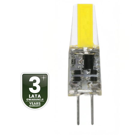 LED žárovka G4 Capsule 3W = 30W 360lm 6500K studená bílá 360° AC/DC 12V LUMILED
