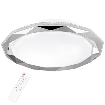 PLAFON LED diamantové svítidlo stropní svítidlo 50cm 3000-6500K s dálkovým ovládáním GLOSSY GOLDLUX (Polux)